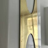 Pair of Loewy wall lights for Hilton, brass and Perspex, France 1965