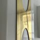 Pair of Loewy wall lights for Hilton, brass and Perspex, France 1965