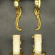 Series of 4 louis XV style wall lamps - Lucien Gau, Paris