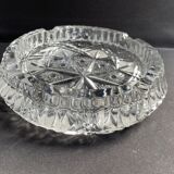 Large cut crystal ashtray – Mid-twentieth century