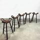 Vintage Spanish barstools brutalism Marbella
