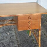 Rattan desk