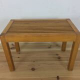 Modernist slat bench, 1950, made of wood
