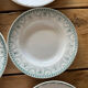 6 mismatched plates