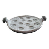 6 ceramic snail plates