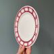 Series of 10 vintage Badonviller earthenware flat plates