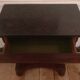 Consoles pair restoration in mahogany and black granite