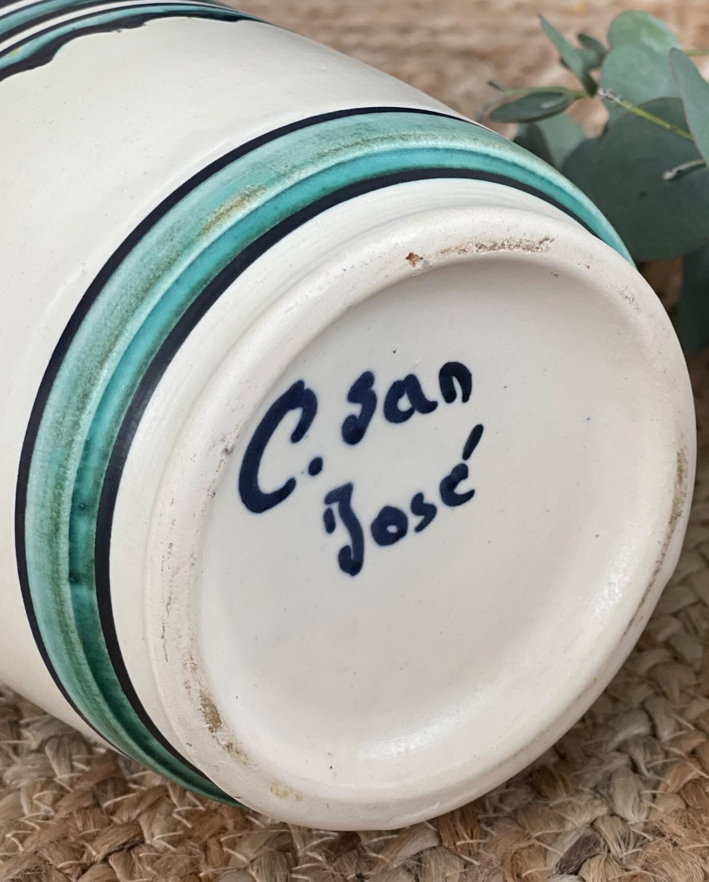 Ceramic vase San José 1970