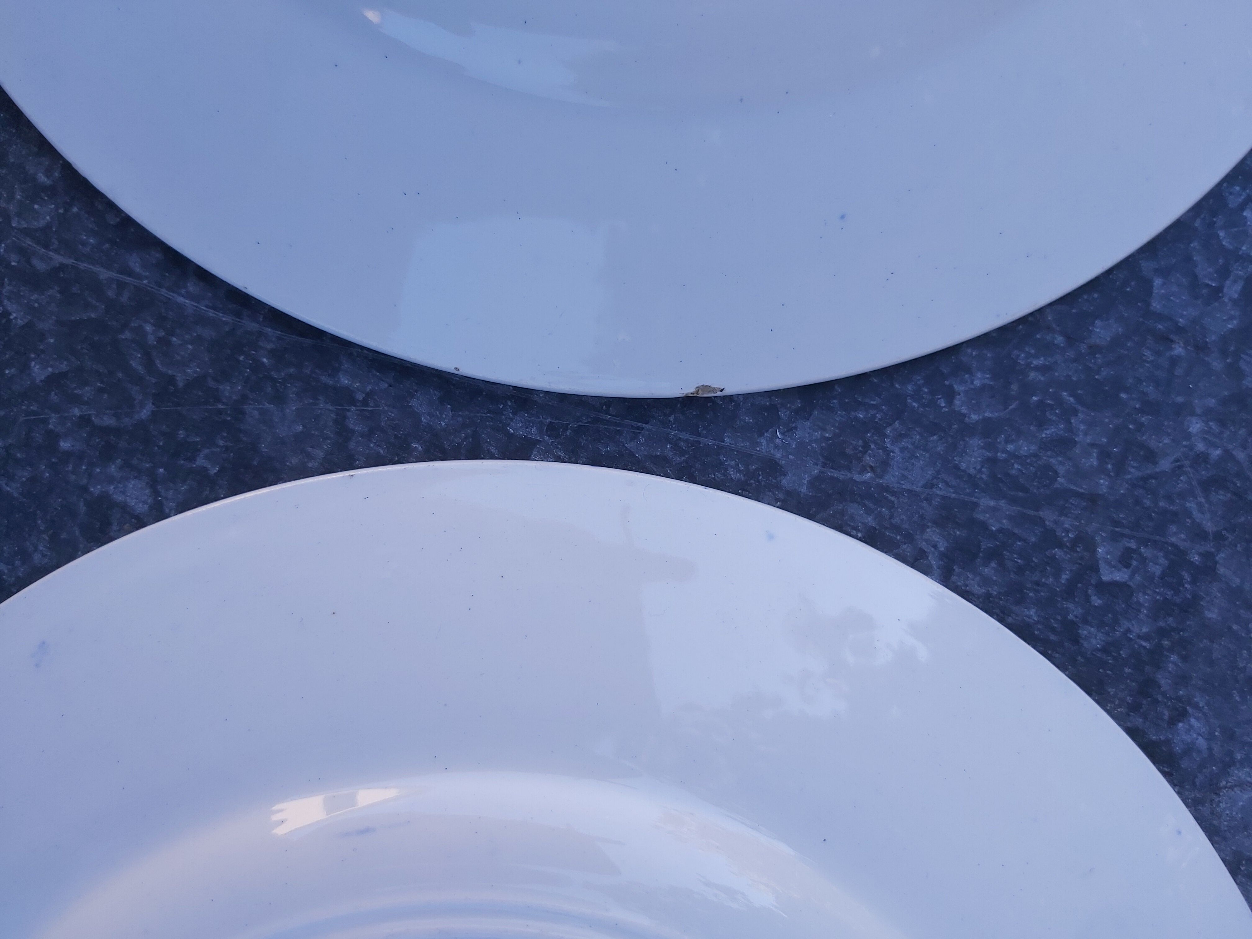 4 plates Lunéville model Petersburg