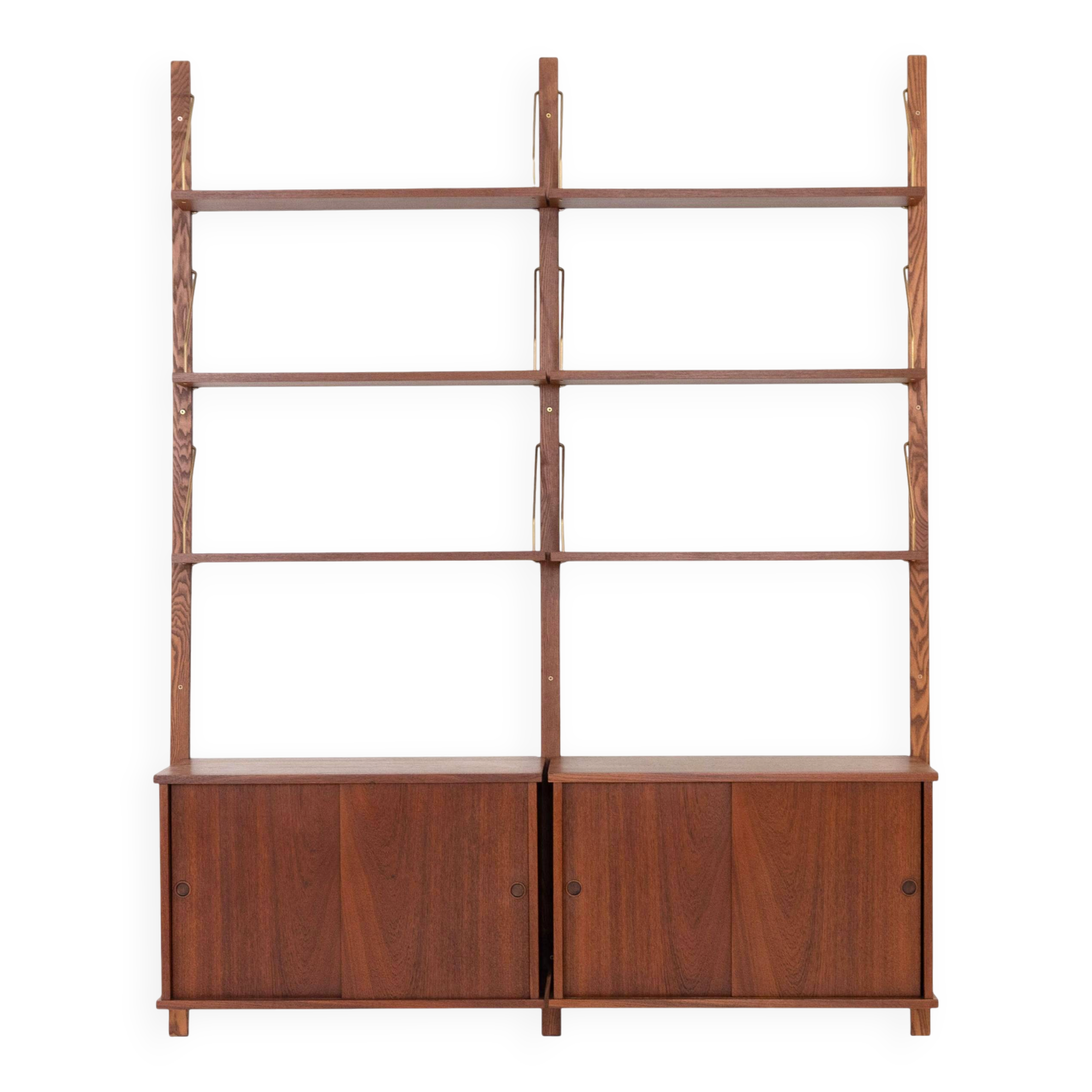 Étagère modulaire en teck, design danois, années 1960, fabriquée au Danemark