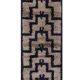 Vintage Turkish rug from Oushak, hand-woven 80x230 cm