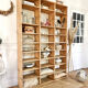 Vintage industrial workshop shelf