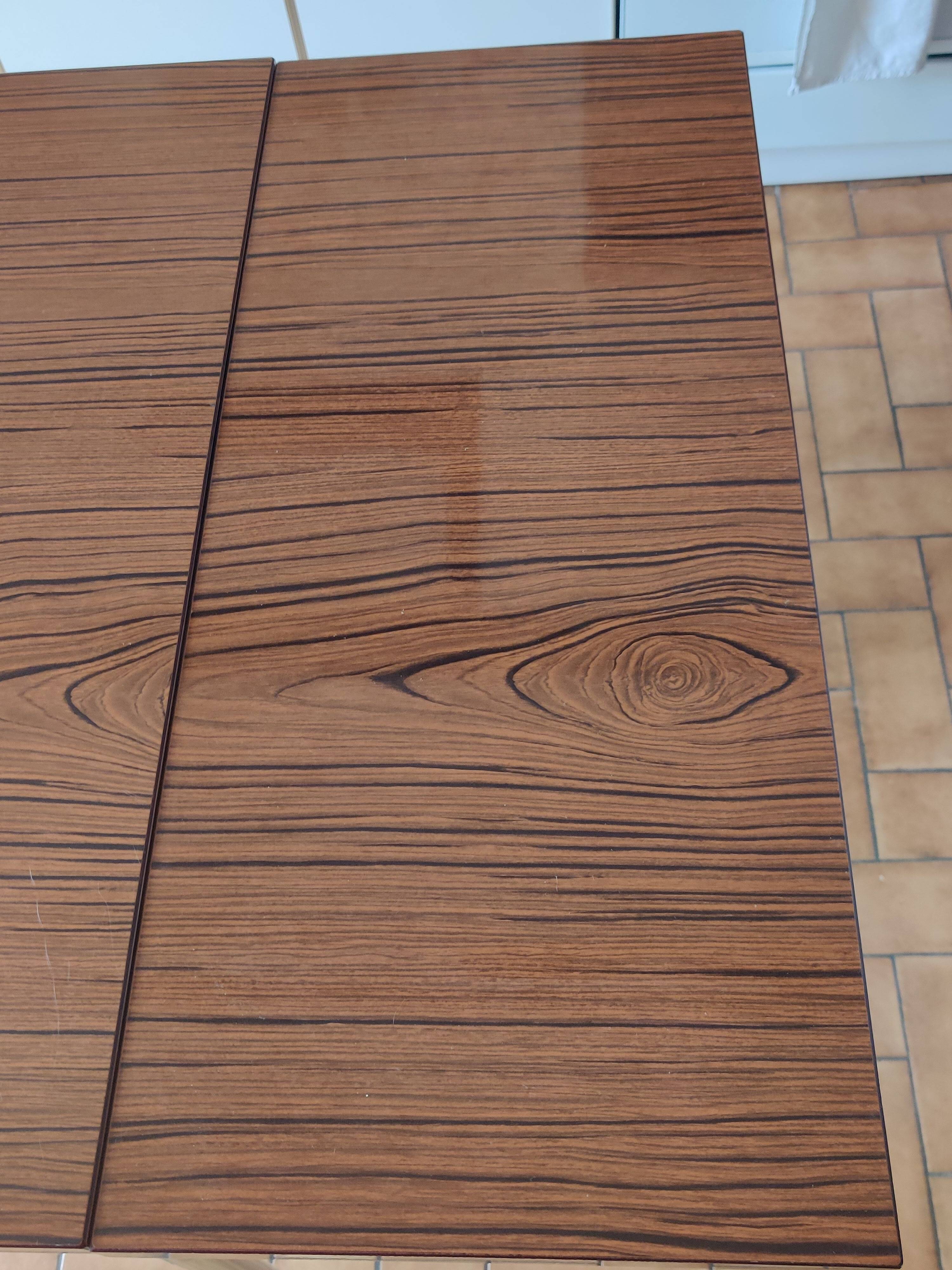 Vintage brown formica table