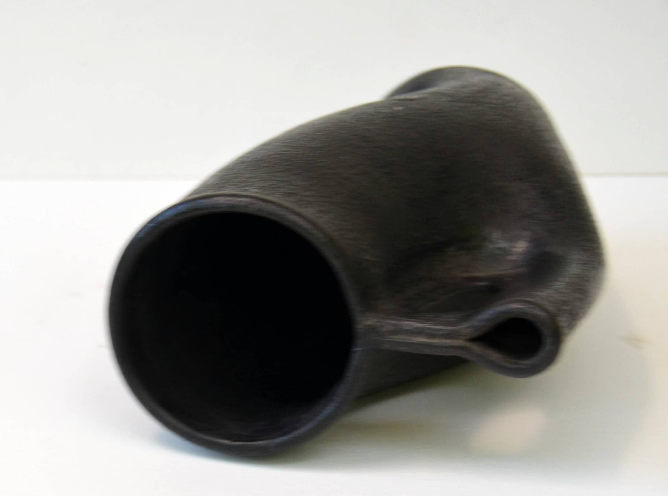 Lot de 2 pichet Korond Terre Cuite Noire Poterie Babos Istvan ?