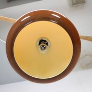 Adjustable glass pendant light from the mid-century, Europe, 1970s.