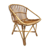 Rohe Noordwolde rattan chair, 1960, Netherlands