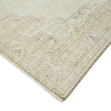 Handmade one-of-a-kind oriental beige carpet 191 cm x 314 cm