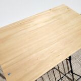 Scoubidou side table 1960 vintage saddle or end table