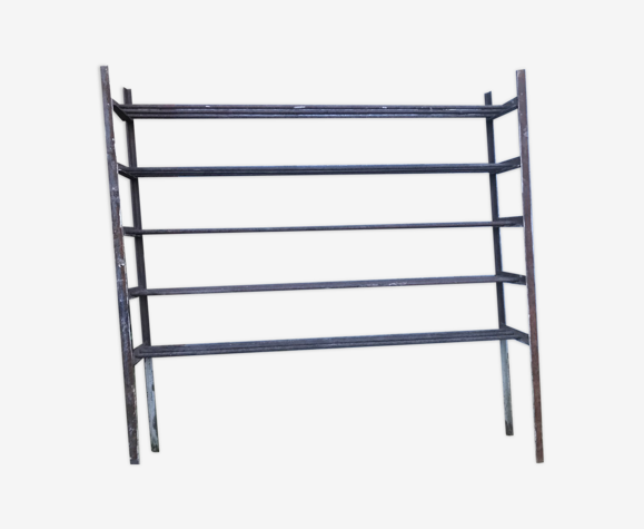Industrial iron floor early 1900 (solid tubes + ladders) ideal library or storage