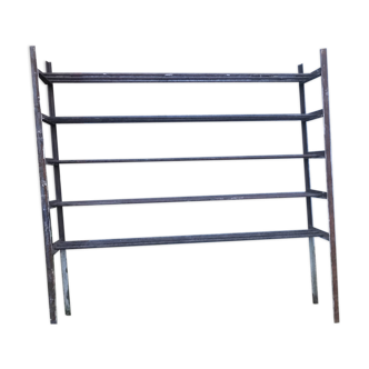 Industrial iron floor early 1900 (solid tubes + ladders) ideal library or storage