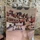 Peruvian tapestry 60/70 in alpaca wool - vintage peruvian handicraft