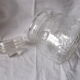 Glass glass cork jar