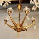 Bronze chandelier with 6 light arms