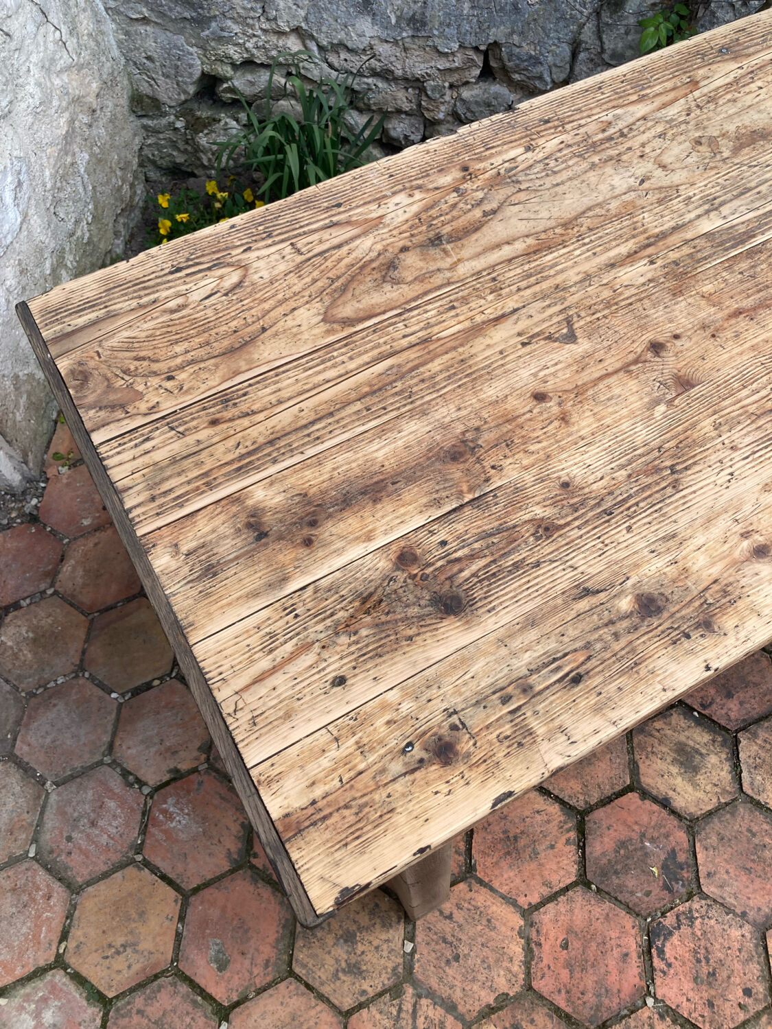 Old farmhouse table