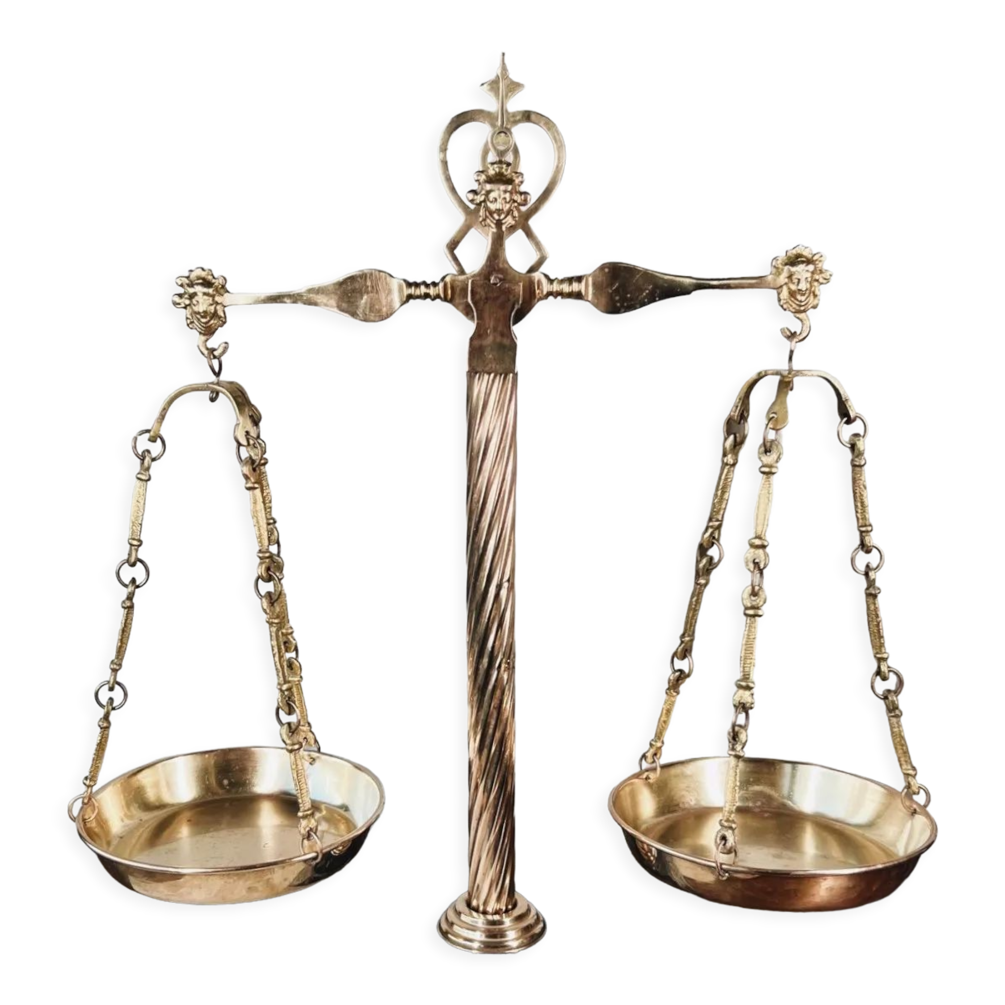 Empire style apothecary scale