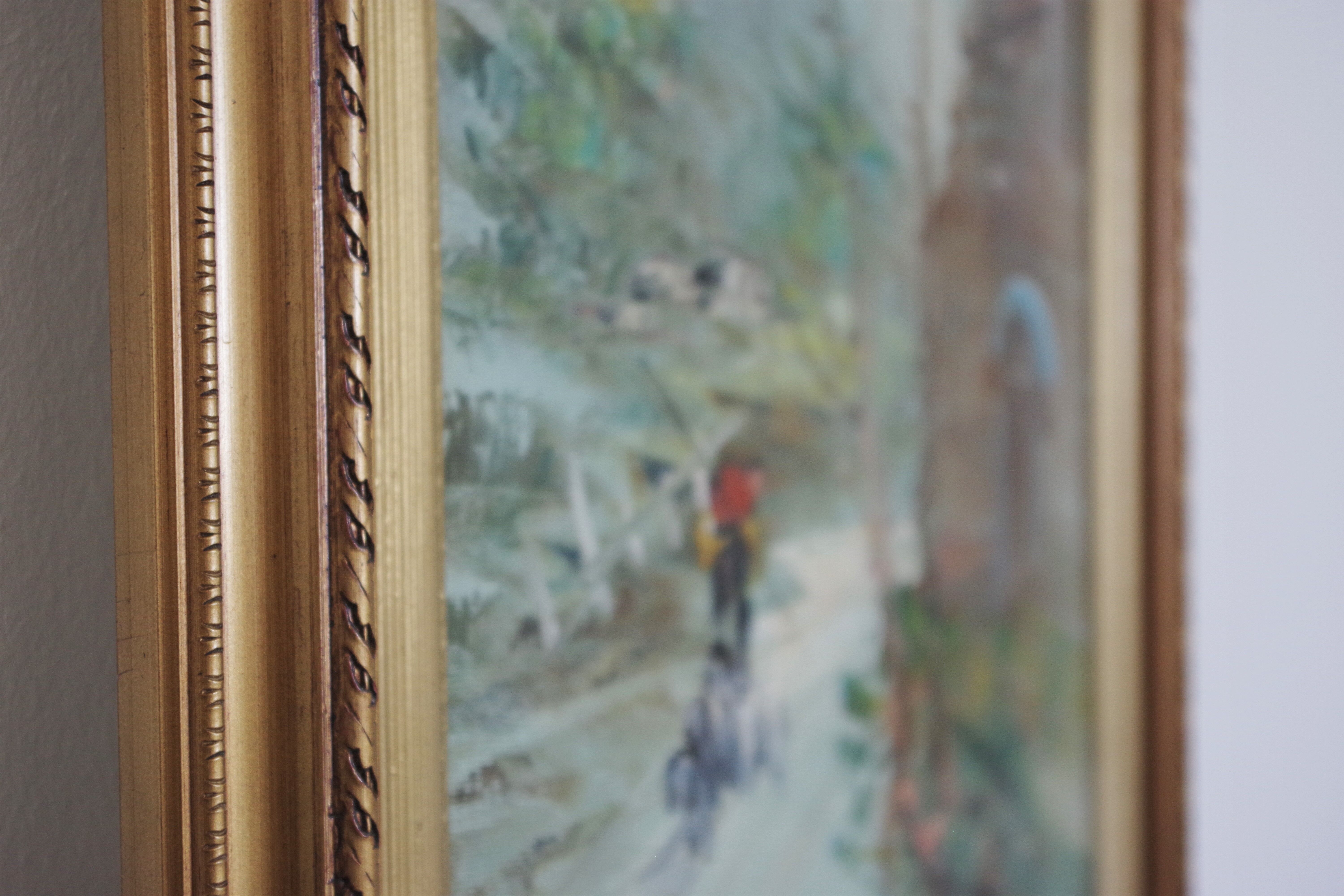 Paintings, oil on canvas, Moretti, 1970, set of 3