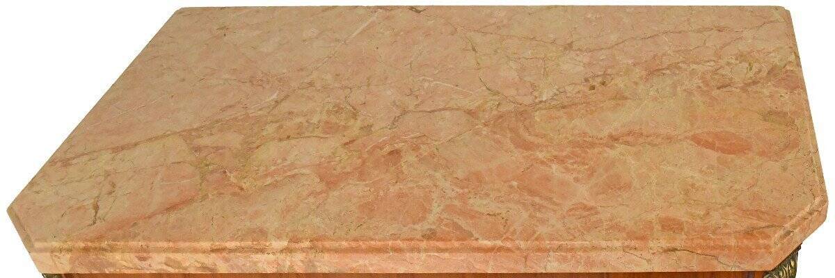 Transitional style secretary in marquetry