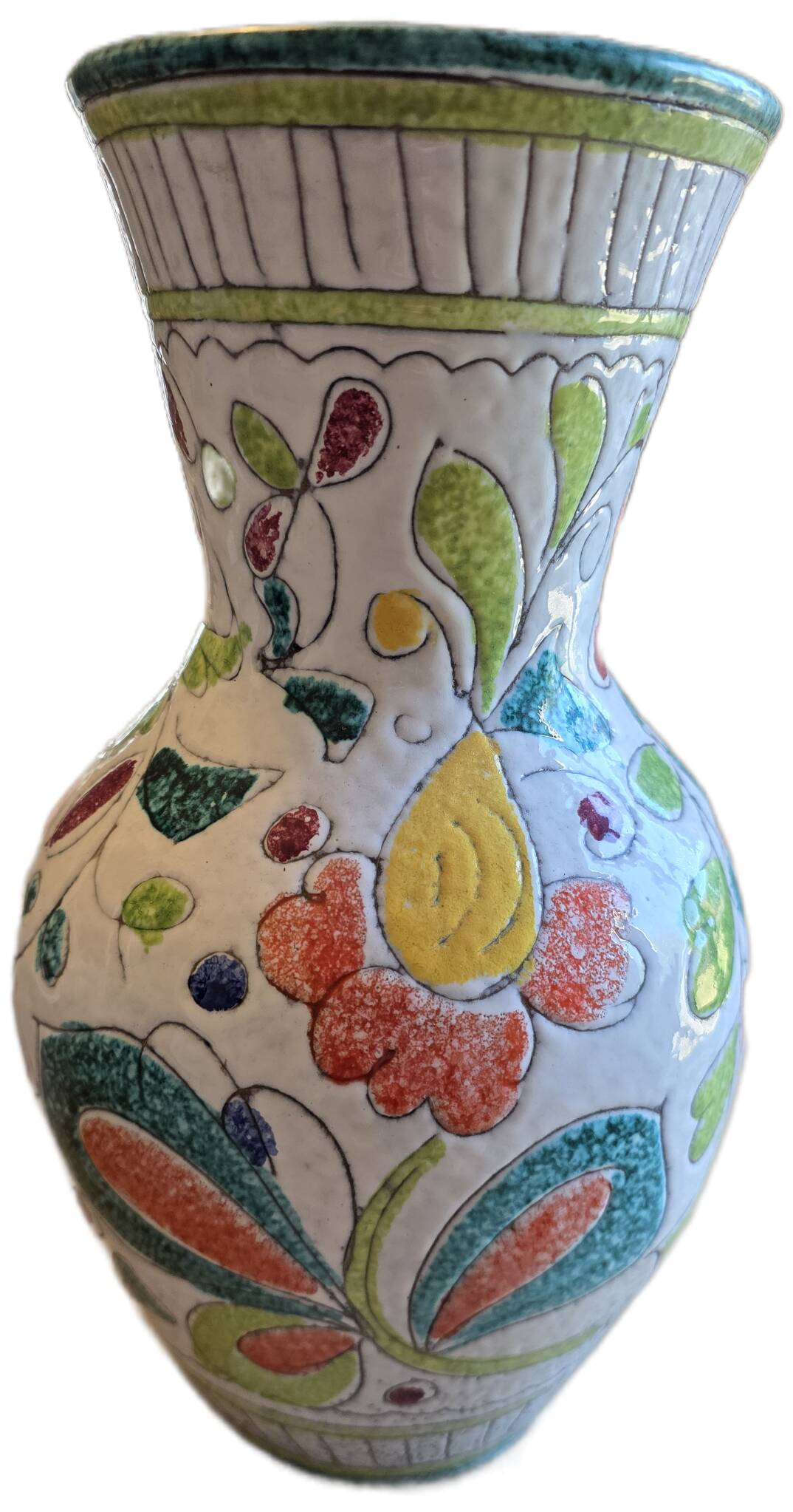Vintage Italian ceramic vase Fratelli
