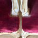 Pair of Louis XV style upholstered velvet armchairs
