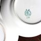 A set of 6 flat plates Nappe Rose Moulin des Loups