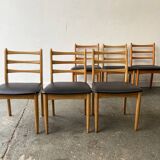 Set of 6 Mid-Century 1970’s dining chairs by Schreiber Furniture