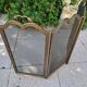 Brass fireplace screen