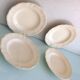 Four soup plates Ivory service/Faienceries de Sarreguemines/vintage 50