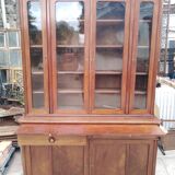 Mahogany showcase buffet library