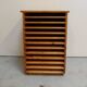 Vintage pine filing cabinet 1950's