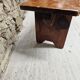 solid pine bench nursery school 1970 vintage