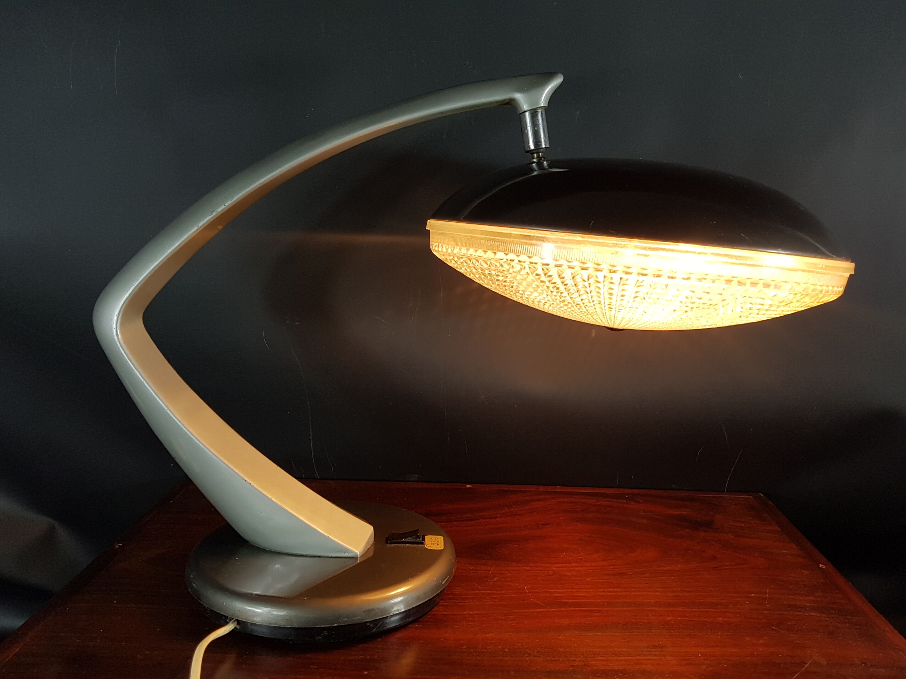 Boomerang Table Lamp by Luis Perez de la Oliva - Pedro Martin Garcia for Fase, 1960s