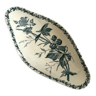 Ironstone bowl, Badonviller circa 1900