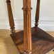 Table de chevet ancienne avec marbre, meuble d'appoint