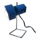 Vintage blue spot lamp, 70s