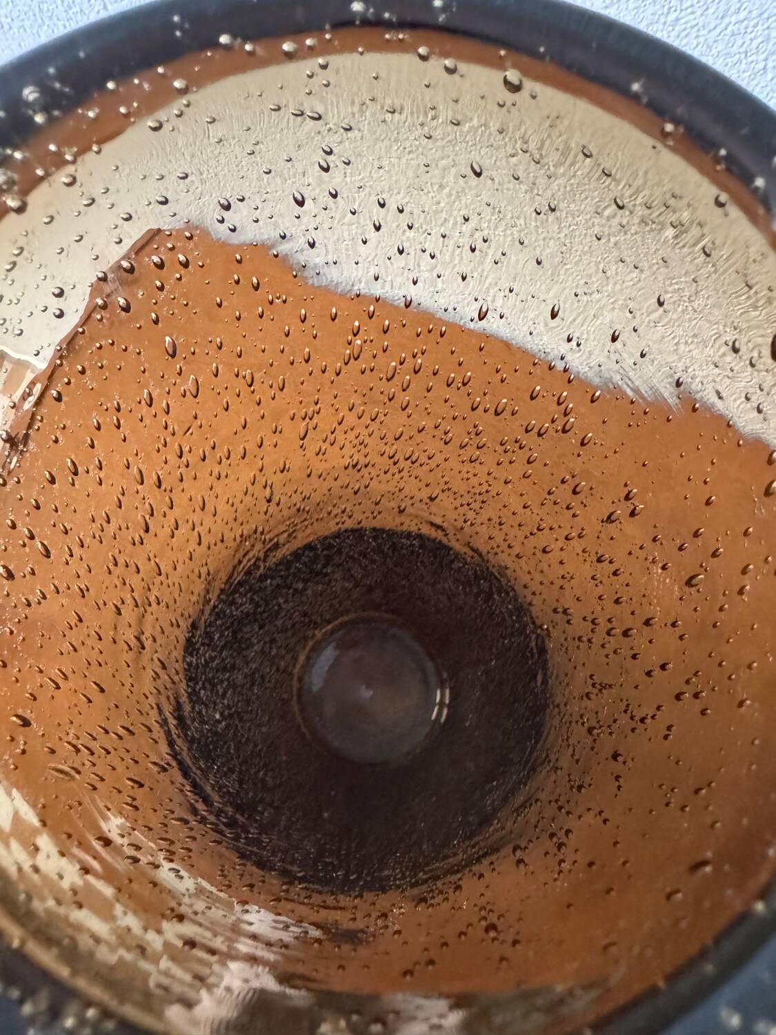 Bendor bubble glass roller vase from the 60s