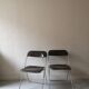 Lot de 2 chaises design Plia de Giancarlo Piretti edition Castelli 1970
