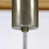 Large Vintage Czechoslovakian Opaline Glass Pendant Lights, 1970s, Set of 2