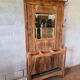 Art Deco entrance coat rack in walnut - Early 20th century