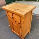 Commode vintage en bois massif des années 80