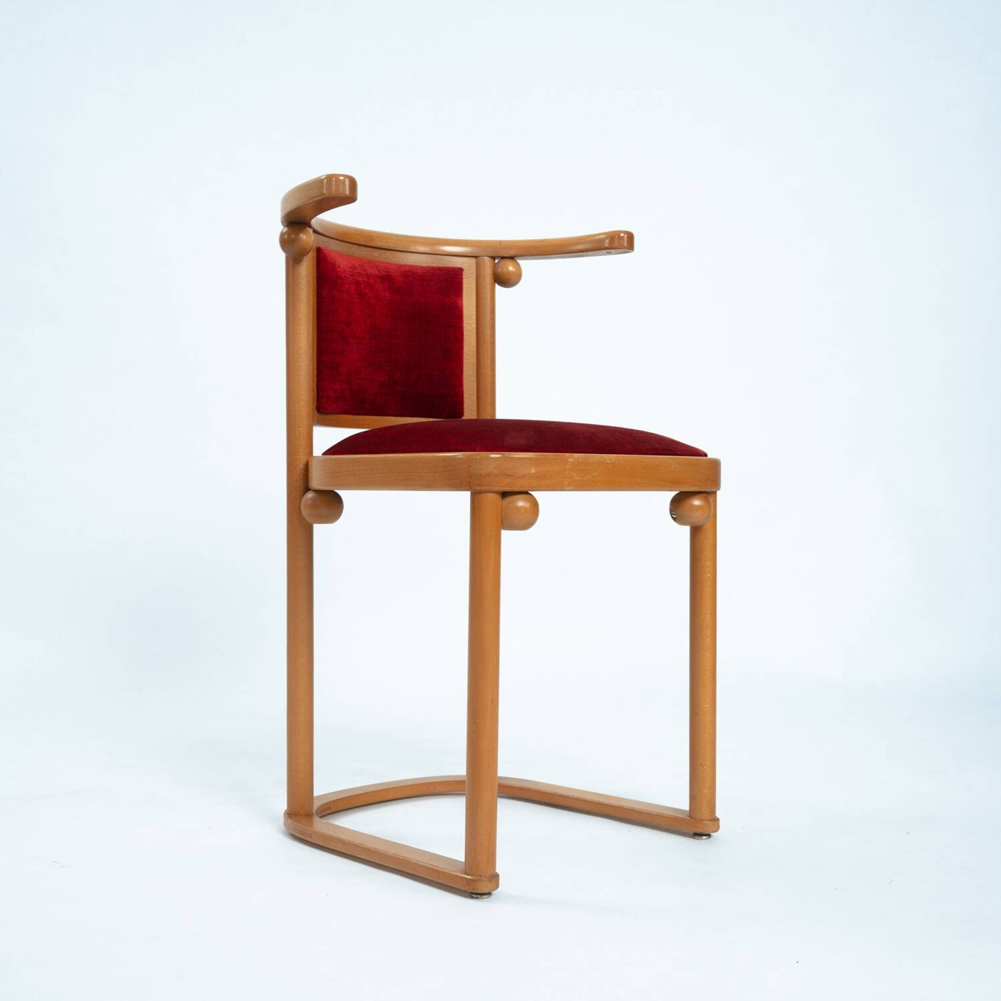 Art Nouveau Dining Chairs by Josef Hoffmann Fledermaus, Austria, 1900s, Set of 4